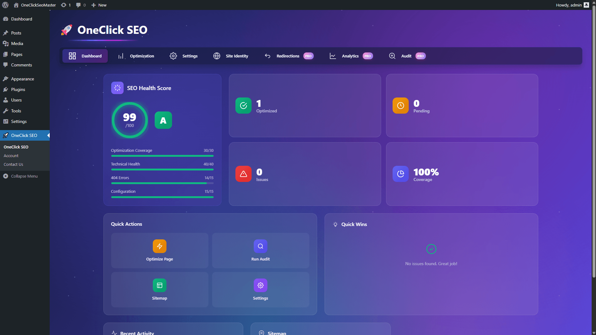 SEO Dashboard